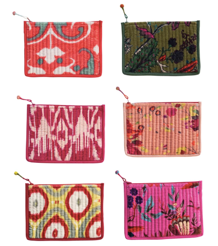 Zip Flat Pouch w/ Interior Pockets