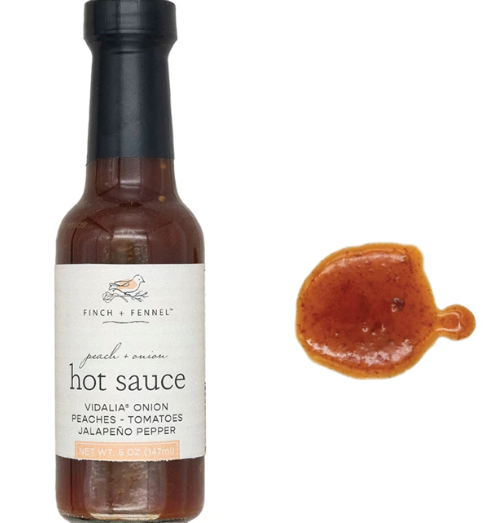 Peach + Onion Hot Sauce