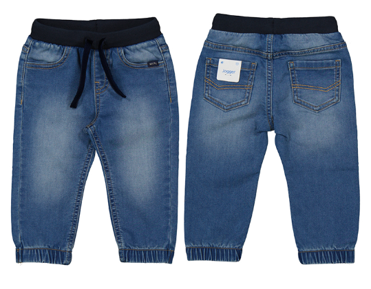 Soft Denim Jogger Pants