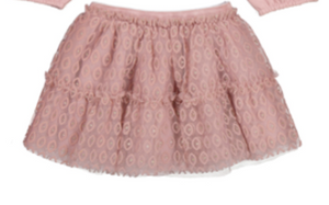 Pink Bow Tulle Skirt &Top