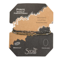 Load image into Gallery viewer, Delicate Stone Wrap Bracelet
