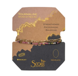 Delicate Stone Wrap Bracelet