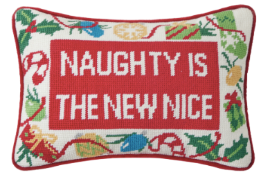 Naughty & Nice Pillow