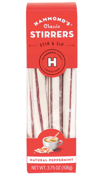 Natural Peppermint Cocoa Stirrers