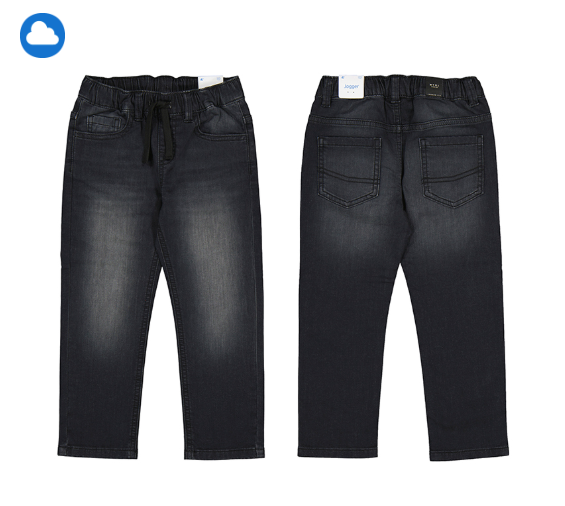 Boys Soft Denim Jogger Pants