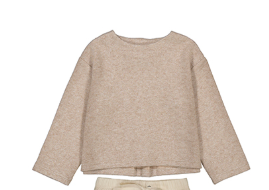 Girls Glitter Knit Top