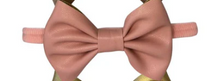 Load image into Gallery viewer, Faux Leather Baby Bowtie Headband
