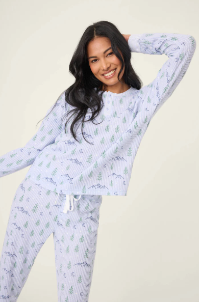 PJ Salvage Ski Jammie Set