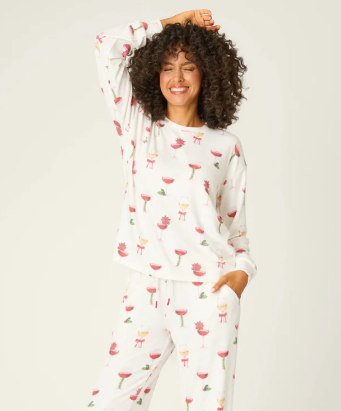 PJ Salvage Let's Get Toasty Long Sleeve Top