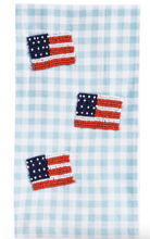 Load image into Gallery viewer, Americana Beaded Tea Towel
