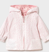 Load image into Gallery viewer, Blush Pink Reversible Baby Girl Windbreaker Jacket
