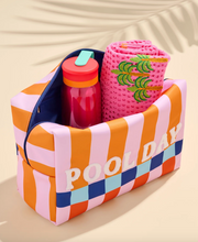 Load image into Gallery viewer, Pool Day Oversized Zip Pouch

