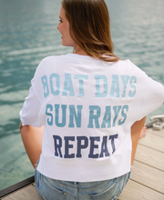 Load image into Gallery viewer, "Boat Days, Sun Rays, Repeat" Sweatshirt
