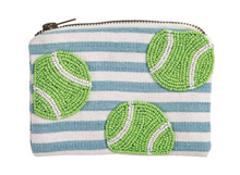Load image into Gallery viewer, Tennis Beaded Pouches
