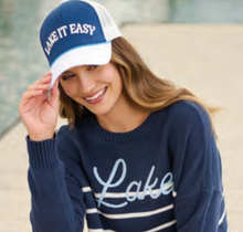 Load image into Gallery viewer, "Lake It Easy" Trucker Hat
