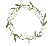 Load image into Gallery viewer, Lily of the Valley Wreath
