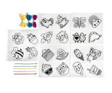 Load image into Gallery viewer, Shrink-Its! DIY Shirk Art Kit: Cute Crew
