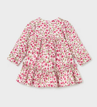 Load image into Gallery viewer, Baby Girl Floral Velvet Dress by Mayoral
