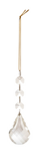 Load image into Gallery viewer, Crystal Hanging Beaded Drop Ornament, Clear
