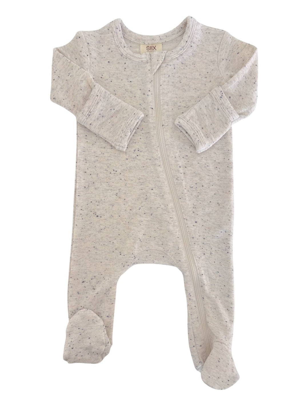 Dove Speckle / 2-Way Zip Footie