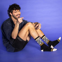 Load image into Gallery viewer, Sounds Like Bullshit To Me Gym Crew Socks
