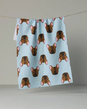 Load image into Gallery viewer, Geometry Frenchie Faces Tea Towel
