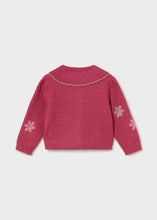 Load image into Gallery viewer, Mayoral Baby Floral Knit Cardigan, Petal Mix
