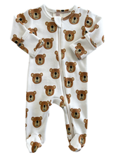 Load image into Gallery viewer, Baby Bear / Organic Zip Footie (Baby - Kids)
