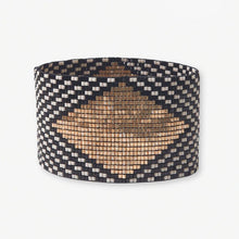 Load image into Gallery viewer, Brooklyn Diamond Beaded Stretch Bracelet Black
