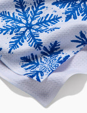 Load image into Gallery viewer, Snowy Days Blue Tea Towel
