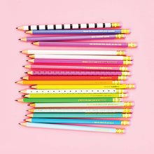 Load image into Gallery viewer, Pencil Set - Motivational - Asst Colors - 22 Pc Set
