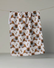 Load image into Gallery viewer, Geometry Frenchie Fun Tea Towel
