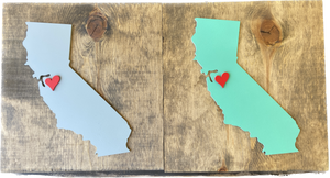 Cali Love Wooden Sign