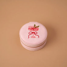 Load image into Gallery viewer, Velvet Round Jewelry Case
