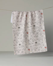Load image into Gallery viewer, Geometry Golden Gang Tea Towel
