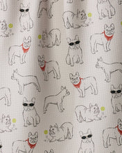 Load image into Gallery viewer, Geometry Frenchie Frolic Tea Towel
