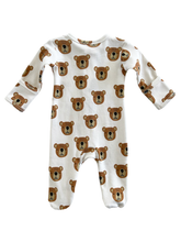 Load image into Gallery viewer, Baby Bear / Organic Zip Footie (Baby - Kids)
