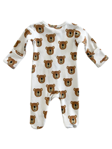 Baby Bear / Organic Zip Footie (Baby - Kids)