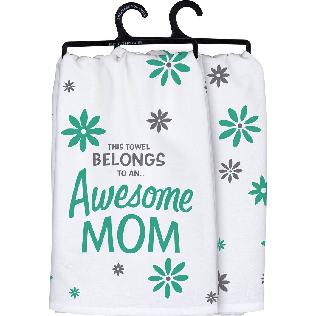 Awesome Mom Kitchen Towel