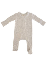 Load image into Gallery viewer, Dove Speckle / 2-Way Zip Footie
