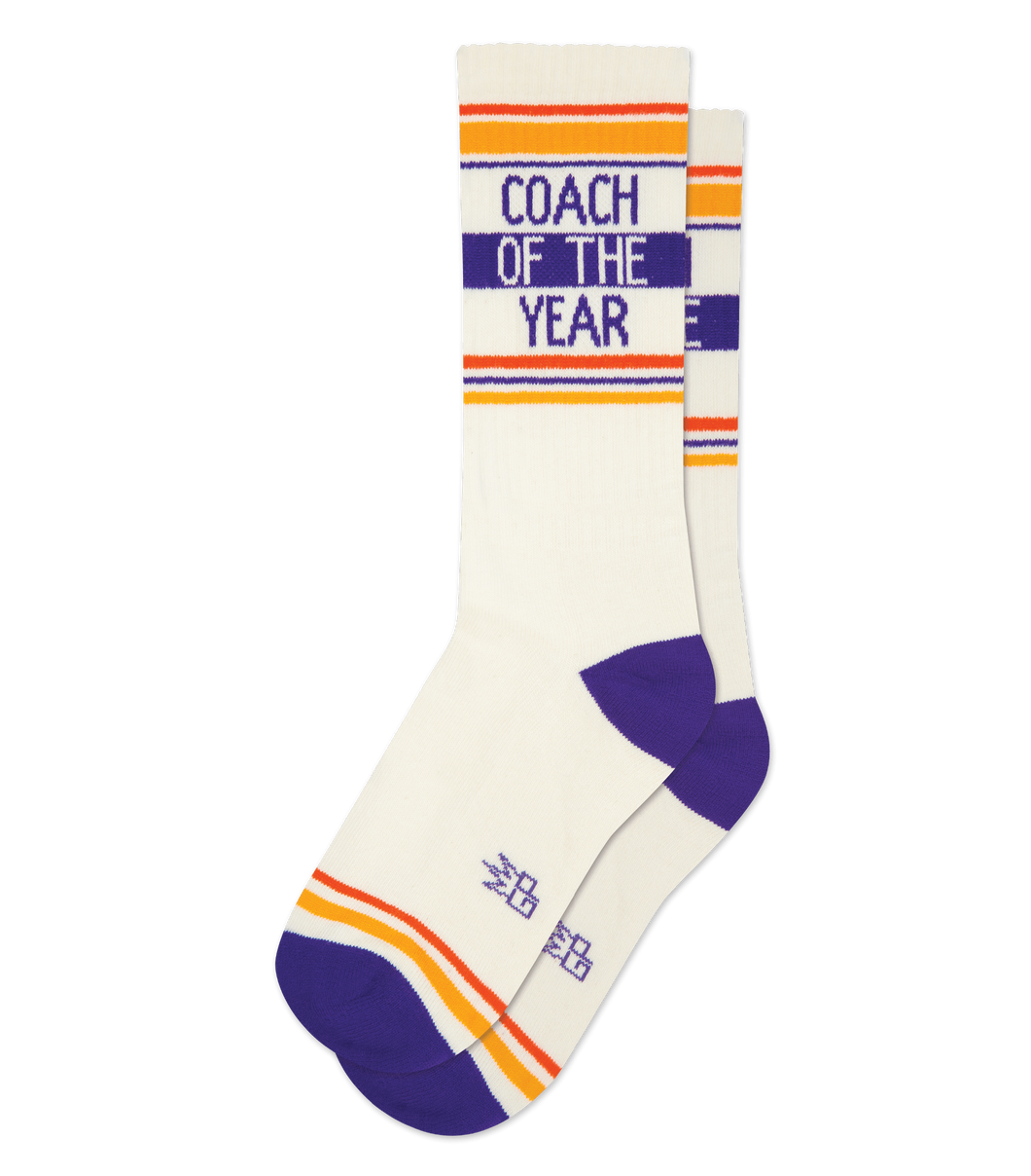 Coach Of The Year Gym Crew Socks
