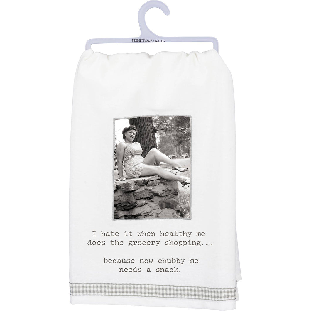 Now Chubby Me Needs A Snack Kitchen Towel