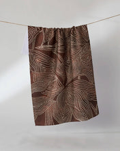Load image into Gallery viewer, Geometry Pearl Botanical Tea Towel
