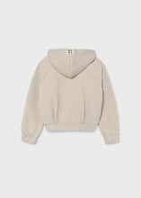 Load image into Gallery viewer, Mayoral Girl Zip-Up Hoodie, Stone
