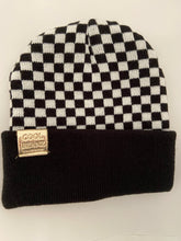 Load image into Gallery viewer, Checkered Reversible Beanz (Beanies for Infants, Kids &amp; Adults)
