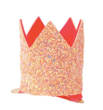 Load image into Gallery viewer, Mini Gold Glitter Crown
