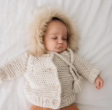 Load image into Gallery viewer, Garter Stitch Infant Cardigan
