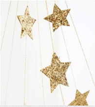 Load image into Gallery viewer, Gold Sparkle Star Chandelier

