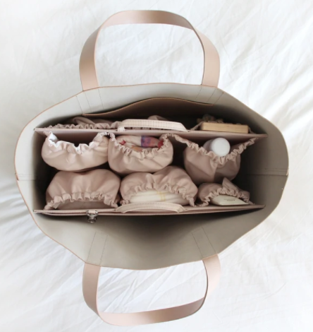 Tote Savvy Original Bag Organizer-Almond