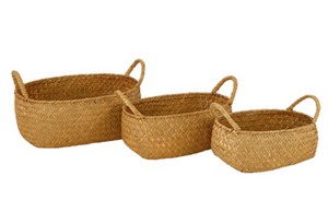 Oval Tub Seagrass Baskets